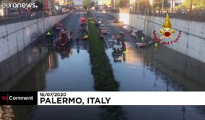 Palerme : deux morts dans des inondations dans la capitale sicilienne