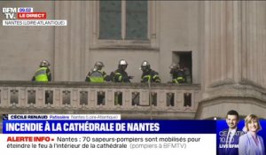 Incendie à la cathédrale de Nantes: une habitante décrit "une ambiance très pesante"