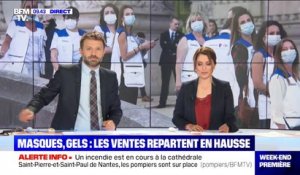 Les ventes de masques et de gels hydroalcooliques repartent à la hausse