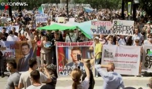 Affaire Sergueï Fourgal : le mouvement de protestation ne faiblit pas à Khabarovsk en Russie