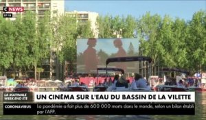 Paris : un cinéma sur l'eau du bassin de la Villette