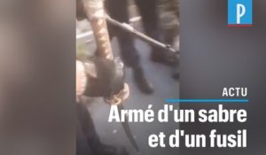 Blanc Mesnil : armé d’un sabre et d’un fusil, il est interpellé en train de foncer sur des fêtards