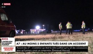 Drôme : 5 enfants tués dans un accident sur l'autoroute A7