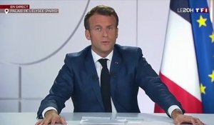 Emmanuel Macron  sur TF1 :  "Nous prendrons toutes les dispositions utiles pour que la réponse judiciaire soit rapide"