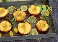 Recettes des pêches rôties au miel, gingembre et romarin - 750g
