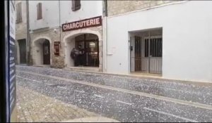 De violents orages de grêle touchent le nord du Gard... alors qu'il faisait 35°C dans ce secteur ce mercredi