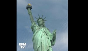 "C'est tellement rare": à New York, ces quelques visiteurs ont la statue de la Liberté pour eux