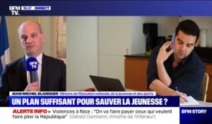 Jean-Michel Blanquer: "Il ne doit y avoir aucun jeune sans solution"