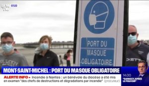 Le masque est désormais obligatoire dans les rues du Mont-Saint-Michel