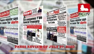 CAMEROONIAN PRESS REVIEW OF JULY 27, 2020