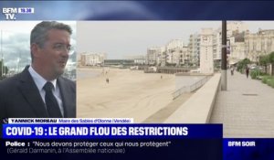 Coronavirus: aux Sables d'Olonne, le maire a décidé de fermer la plage urbaine trois heures par jour à cause des marées