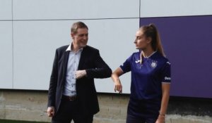Premier entraînement à Anderlecht pour Tessa Wullaert