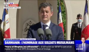 Gérald Darmanin: "Le souvenir de ces soldats morts pour la France nous impose aujourd'hui de préserver l'unité nationale"
