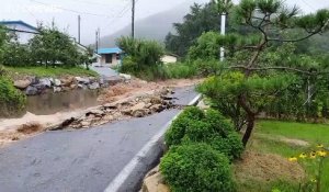 Pluies torrentielles et inondations en Corée du Sud