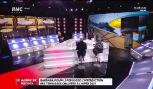 Le monde de Macron : Barbara Pompili repousse l'interdiction des terrasses chauffées à l'hiver 2021 - 03/08