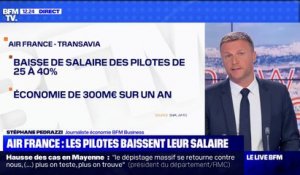 Les salaires des pilotes d'Air France et Transavia ont déjà baissé