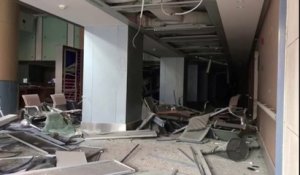 L'hôpital Saint-Georges de Beyrouth fortement endommagé par les explosions
