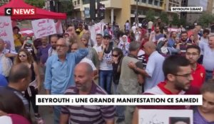 Beyrouth : une grande manifestation organisée ce samedi pour réclamer la chute du régime