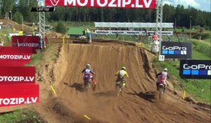 Guadagnini vs. Benistant - EMX250 Race 2 - Round of Latvia 2020 #motocross