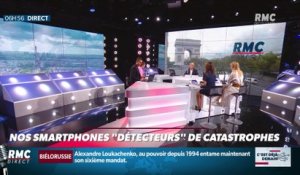 La chronique de Nina Godart : Nos smartphones "détecteurs" de catastrophes - 13/08