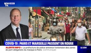 Covid-19: le maire du 15e arrondissement de Paris estime qu'il faut "aller plus loin qu'imposer le port du masque dans quelques rues"