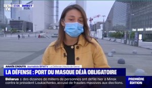 Le port du masque déjà obligatoire à La Défense