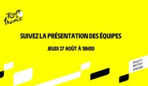 #TDF2020 - Suivez la présentation en direct de Nice !