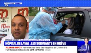 Hôpital de Laval: les soignants en grève - 18/08