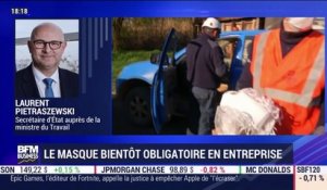 Le masque bientôt obligatoire en entreprise - 18/08