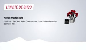 Adrien Quatennens sur une candidature de JL Melenchon en 2022 : "La décision lui appartient, moi je souhaite qu'il soit candidat"
