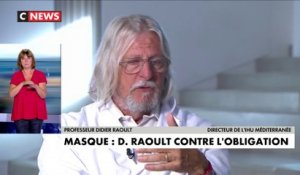 Port du masque : Didier Raoult aurait préféré «une recommandation» plus qu'«une obligation»