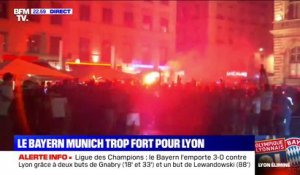 Lyon: les supporters de l'OL font la fête malgré la défaite