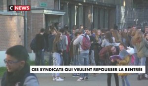 Ces syndicats qui veulent repousser la rentrée