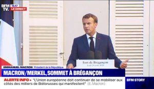 Emmanuel Macron sur le Mali: "Nous avons clairement condamné un coup d'État militaire contre un président démocratiquement élu par son peuple"