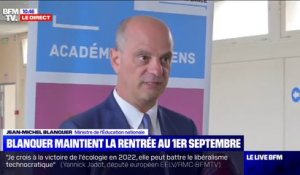 Jean-Michel Blanquer: "Ce que nous avons fait pour le déconfinement est utile pour la préparation de la rentrée"