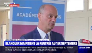 Jean-Michel Blanquer : "Il faut remettre tout le monde à niveau (...) et assurer l'éducation de tous"