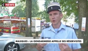 Masques : la gendarmerie appelle ses réservistes
