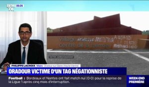Tags à Oradour-sur-Glane: "Un soutien à un négationniste" selon le maire