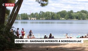Covid-19 : baignade interdite à Bordeaux-lac