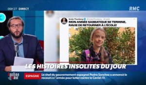 «Les 3 histoire de Charles Magnien » : Greta Thunberg retourne à l'école, KFC doit revoir son slogan et les Pères Noël révisent les gestes barrières - 26/08