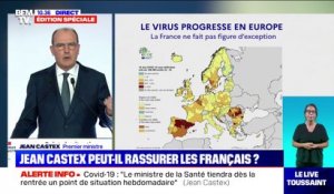 La recrudescence de l'épidémie de Covid-19 "n'est pas une spécificité française", selon Jean Castex