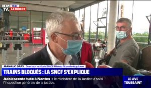 La SNCF s'explique sur les trains bloqués: "C'est un événement exceptionnel, avec une succession d'incidents qui a conduit à l'arrêt de la ligne"