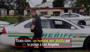 États-Unis : un homme noir abattu par la police à Los Angeles
