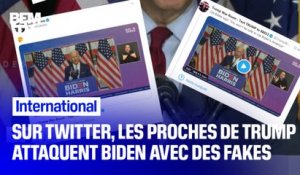 Sur Twitter, les proches de Donald Trump font campagne contre Joe Biden avec des vidéos truquées