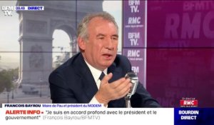 François Bayrou assure ne "jamais" avoir envisagé le poste de Premier ministre