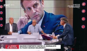 Le monde de Macron : Macron s'emporte contre le journaliste du Figaro Georges Malbrunot ! - 03/09