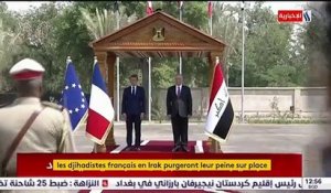 Visite éclair d'Emmanuel Macron en Irak