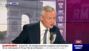 Bruno Le Maire: "Tant que je serai ministre, il n'y aura pas d'augmentation d'impôts en France"