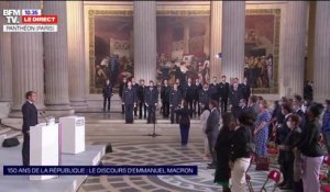 La Marseillaise résonne au Panthéon pour célébrer les 150 ans de la République