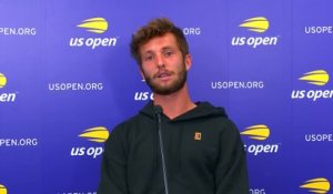 US Open 2020 - Corentin Moutet, le rescapé Français, est bien dans "sa bulle" : "On doit se plier aux règles... !"